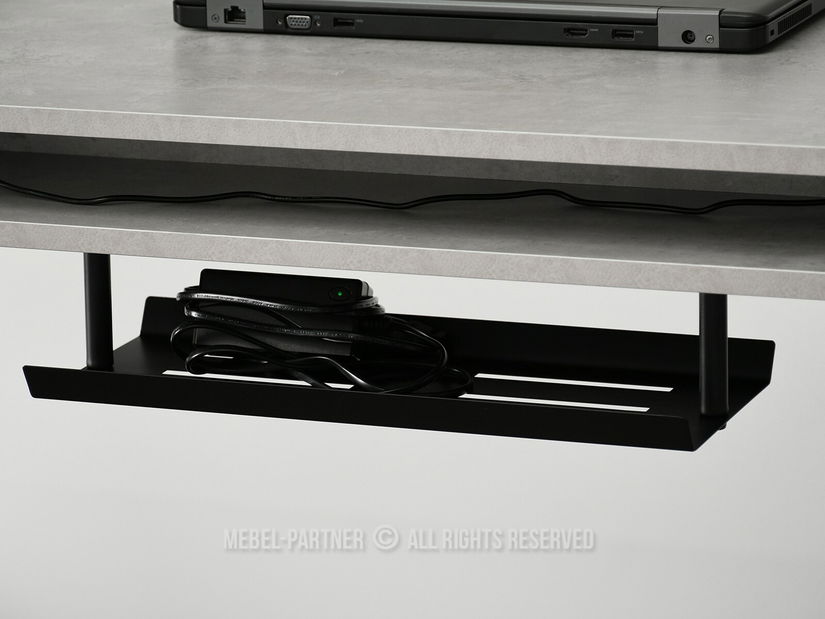 PC asztal Osto 140 (beton + fekete)