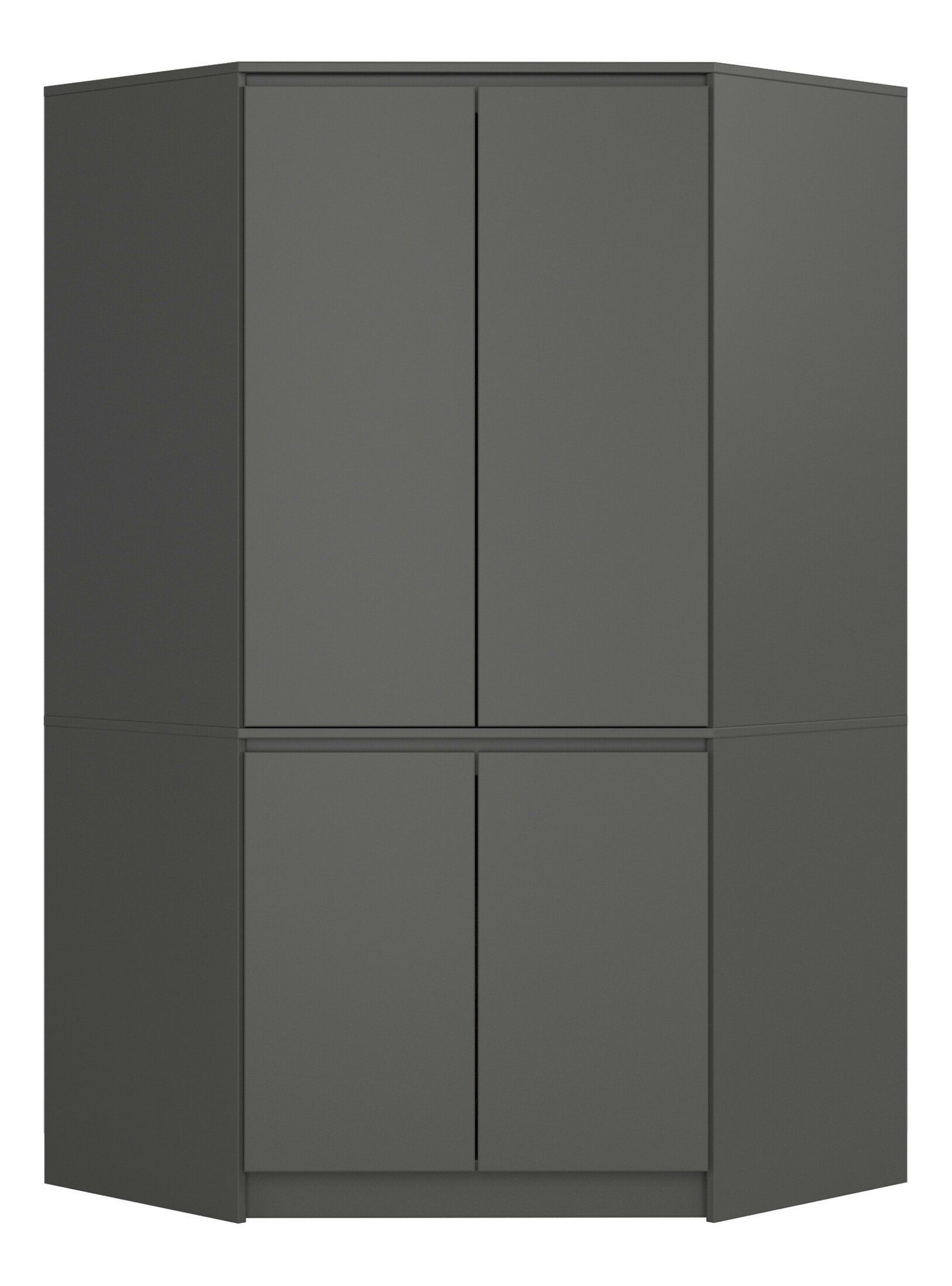 Kutni ormar za garderobu Sumergible (grafit)