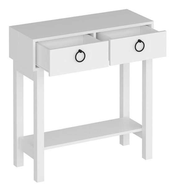 Măsuță consolă Sitona (alb) 
