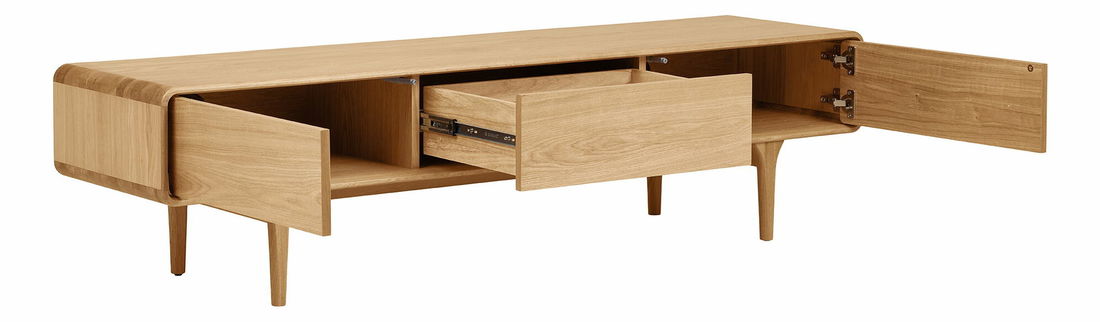 TV stolík/skrinka Davenia 5 (prírodná)