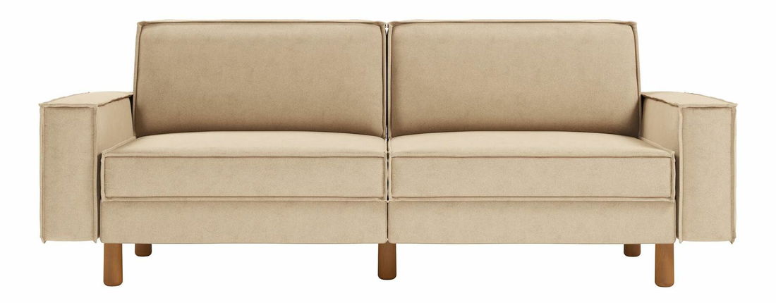 Pohovka trojsedačka Spary 3 (béžová + orech)