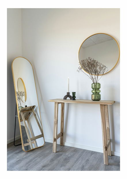 Zrkadlo Midelia 4 (mosadzná)