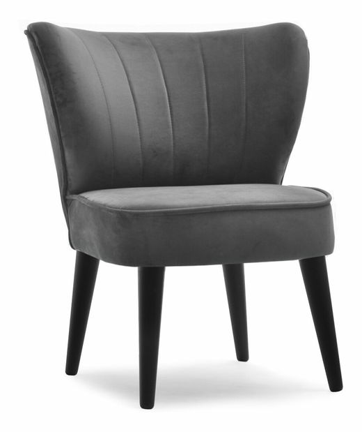 Relaxačné kreslo Arginteno (sivá + čierna)