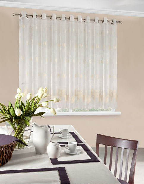 Záclona 400x160 cm Wiwiana (krémová)