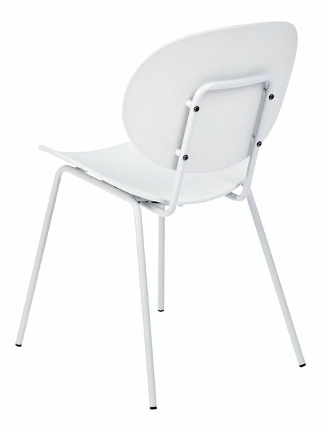 Set 2 buc scaune de sufragerie Sarrah (alb) 