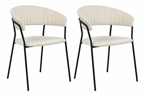 Set blagovaonskih stolica (2 kom.)- Maryna (krem)