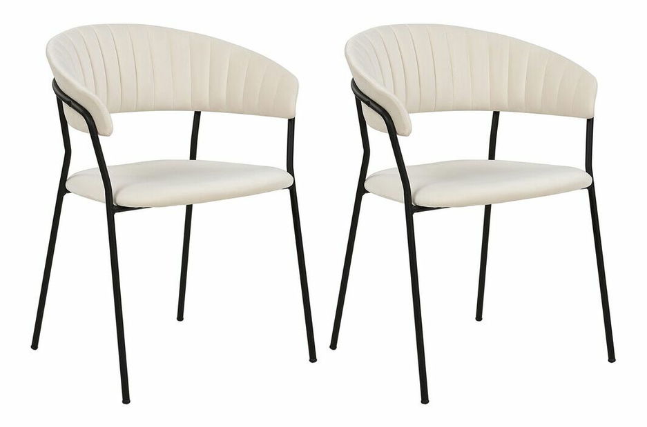 Set 2 ks jedálenských stoličiek Maryna (krémová)