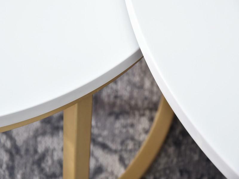 Stolić za kavu Kolja Zest Xl (bijela + zlatna)