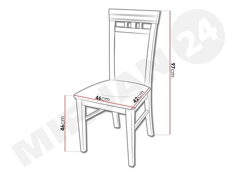 Étkezőszék Juntitos JK31 (szonoma tölgy + bézs)