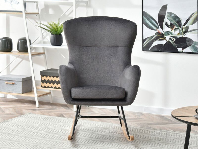 Kreslo Nesia (grafit + buk čierny)