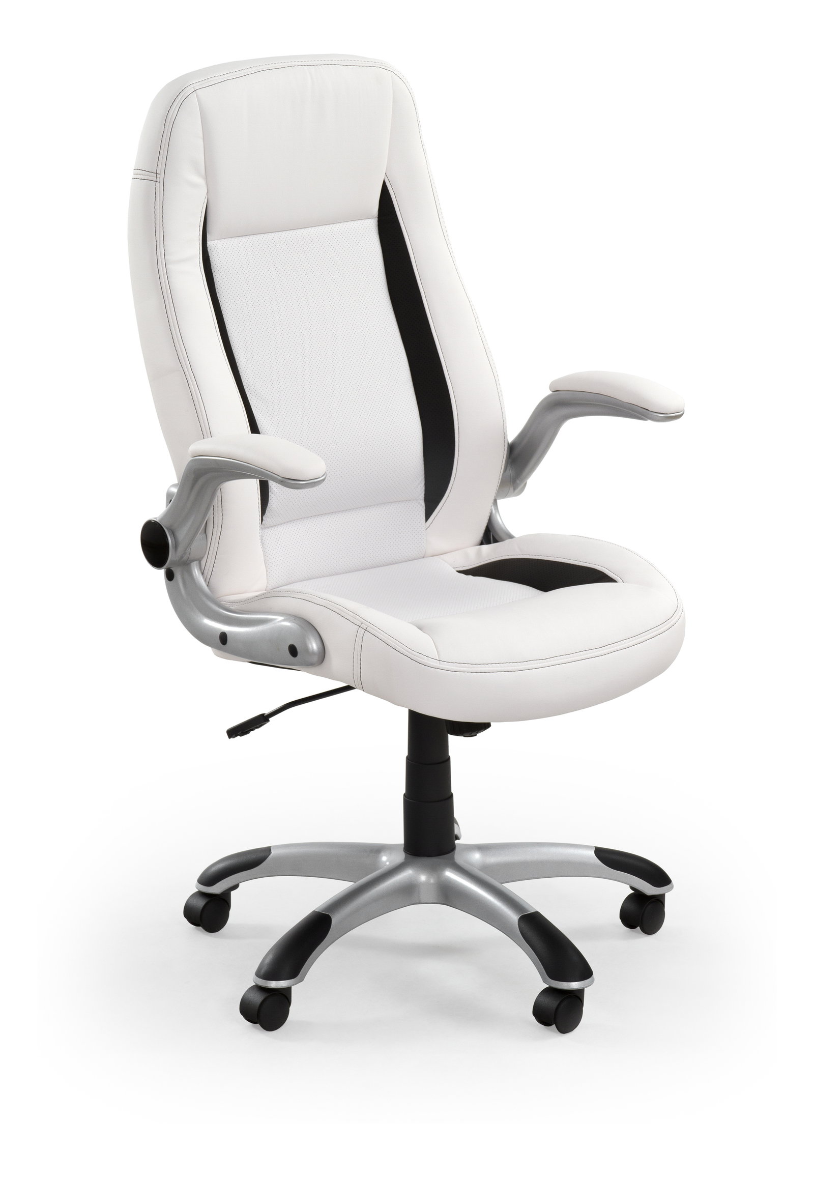 Kancelárske kreslo Saul (biela + čierna)