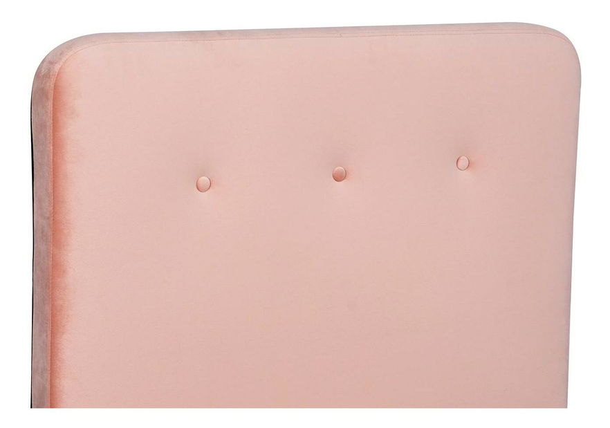 Pat de o persoană 90 cm Molecular (roz) (cu somieră)