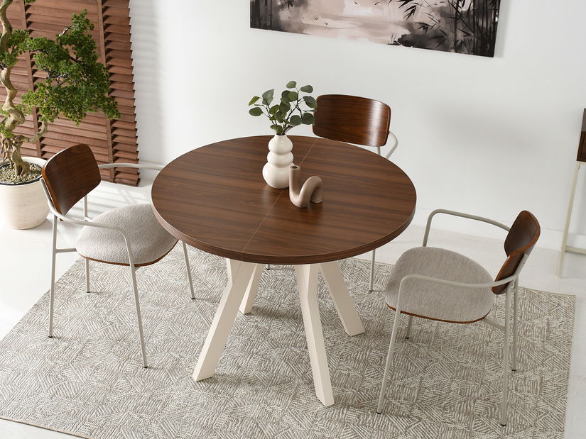 Jedálenský stôl Bulgaria (krémová)