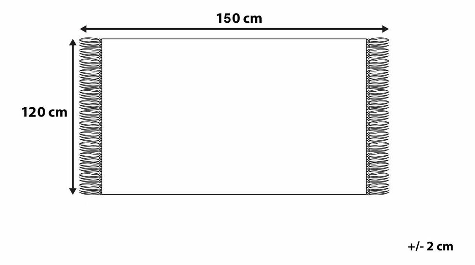 Deka 150x120 cm KALAMAN (textil) (ružová)