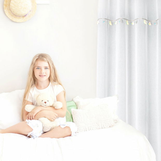 Perdea 140x250 cm Kinder (alb)