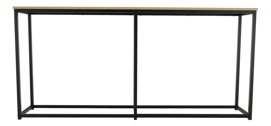 Konzolni stolić Burnet (hrast + crna)