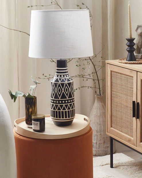 Stolná lampa Smyth (čierna) 