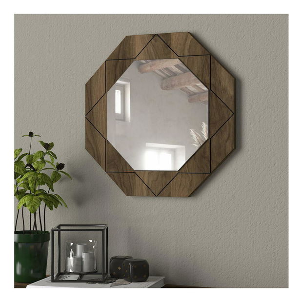 Dekoratívne zrkadlo Minulo (orech) 