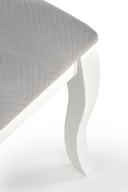 Blagovaonska stolica Velly (bijela + siva)