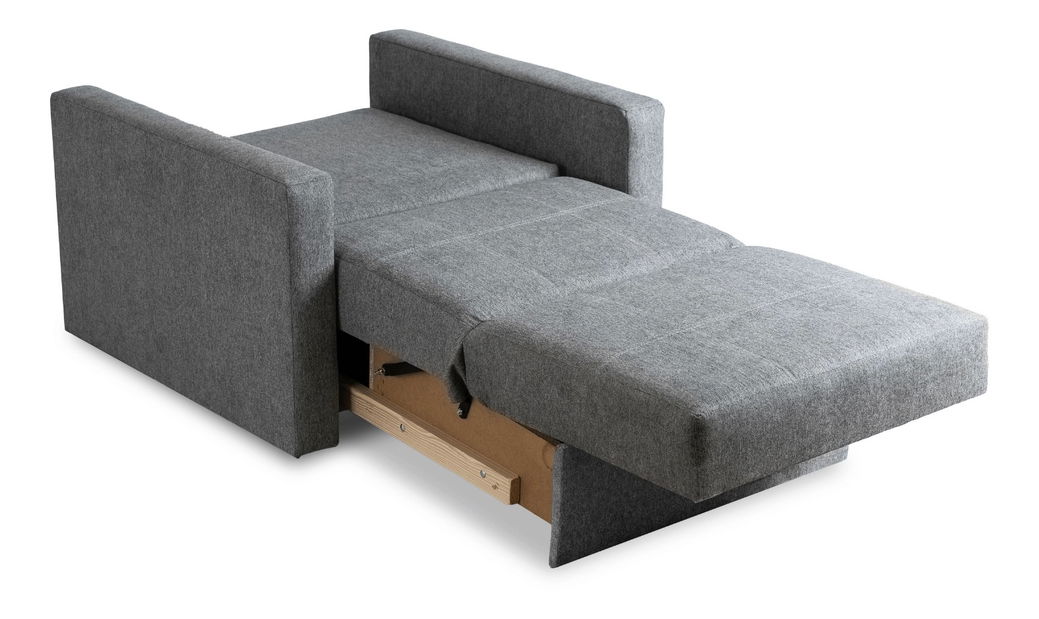 Rozkladacie kreslo 2 ks Mulan 1 (siva) 