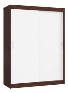 Ormar za garderobu Cosimo (wenge + bijela)