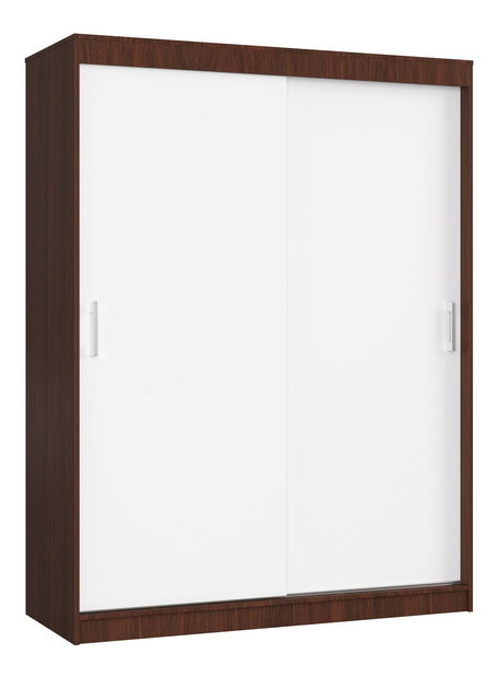 Ormar za garderobu Cosimo (wenge + bijela)