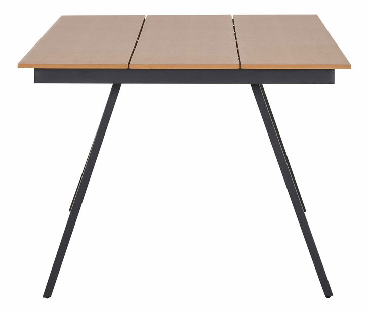 Záhradný stôl Tnaveria (prírodná + čierna)