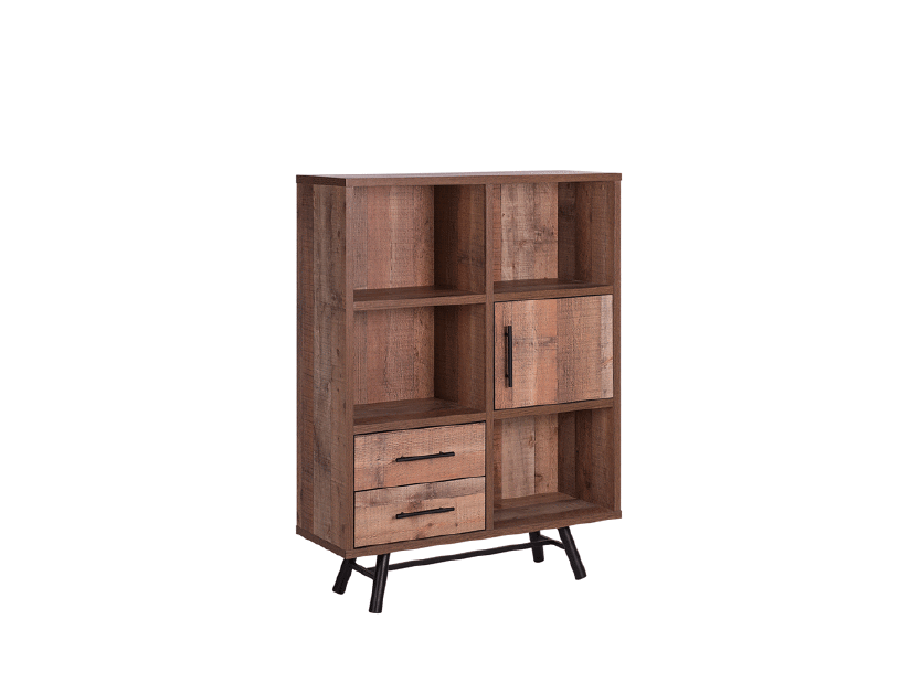 Regál Adana (svetlé drevo)