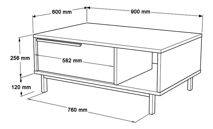 Mobilier living Onnie 119 (Nuc + Stejar) 