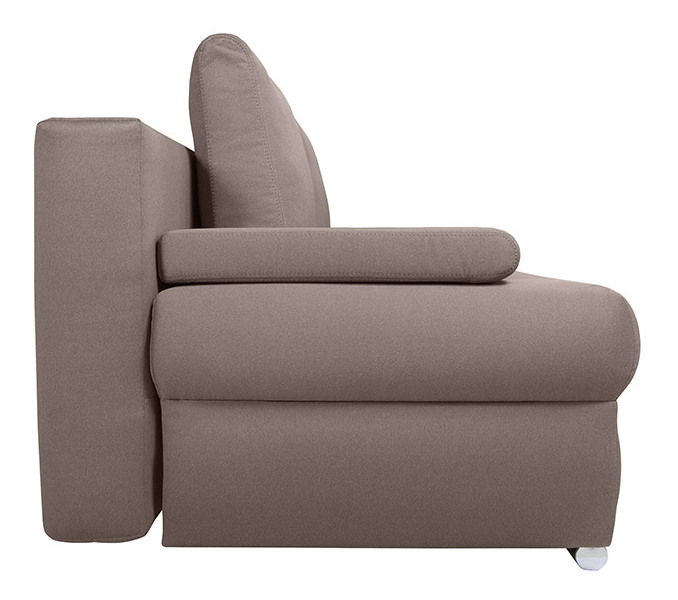 Háromszemélyes kanapé Olimp III Lux 3DL LED (barnásszürke)