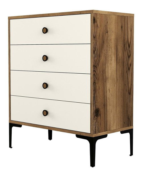 Comodă Logan 540 (Nuc + Crem)