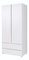 Šatníková skriňa Cortez C 2 (biela)