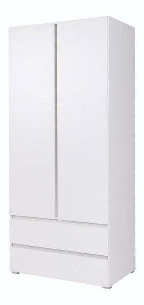 Šatníková skriňa Cortez C 2 (biela)
