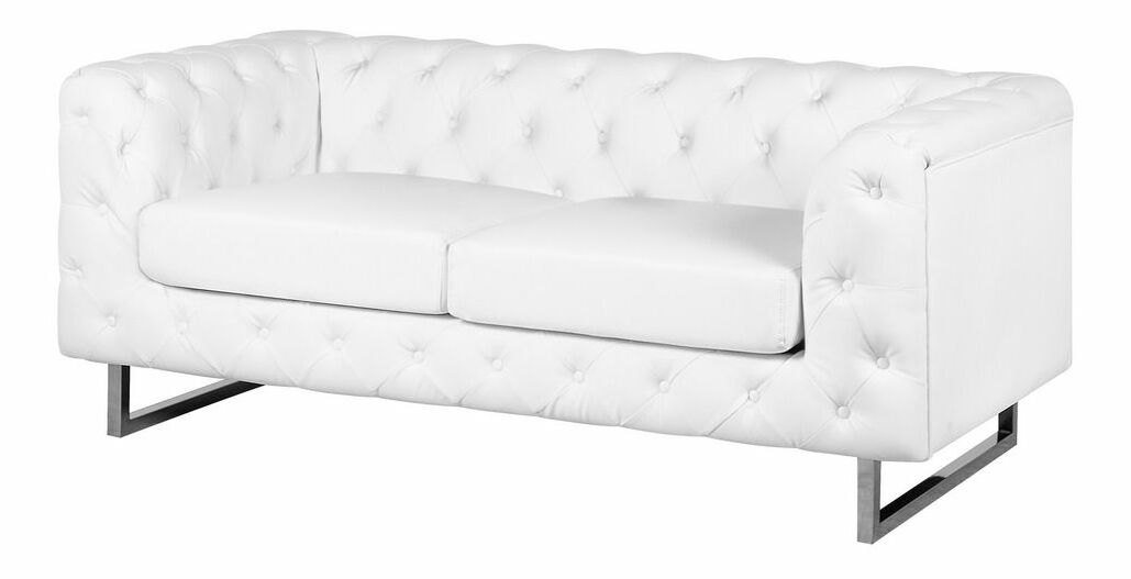 Canapea 2 locuri Viken (alb) 