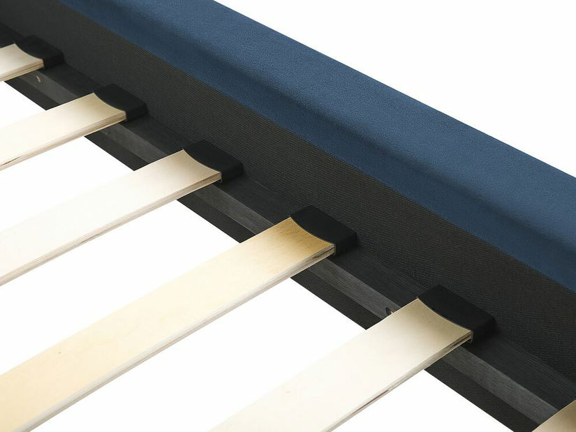 Manželská posteľ 140 cm Marvik (modrá)