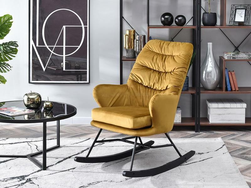 Fotel Lusil (arany + fekete)