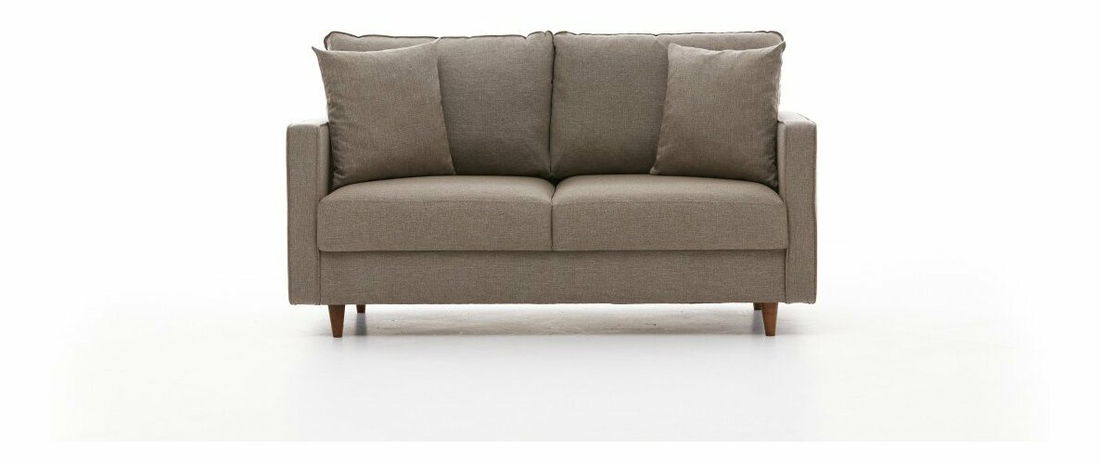 Canapea două locuri Edasich (crem)