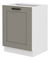 Alsó konyhaszekrény Lucid 60 D 1F BB (claygrey + fehér)