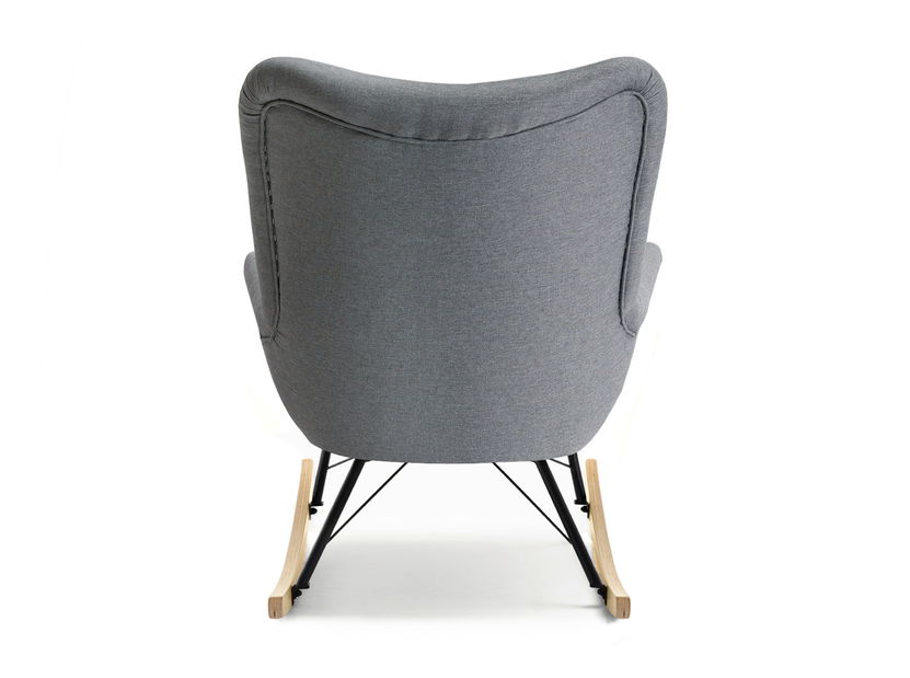 Relaxačné kreslo Laurentino (sivá + čierna)