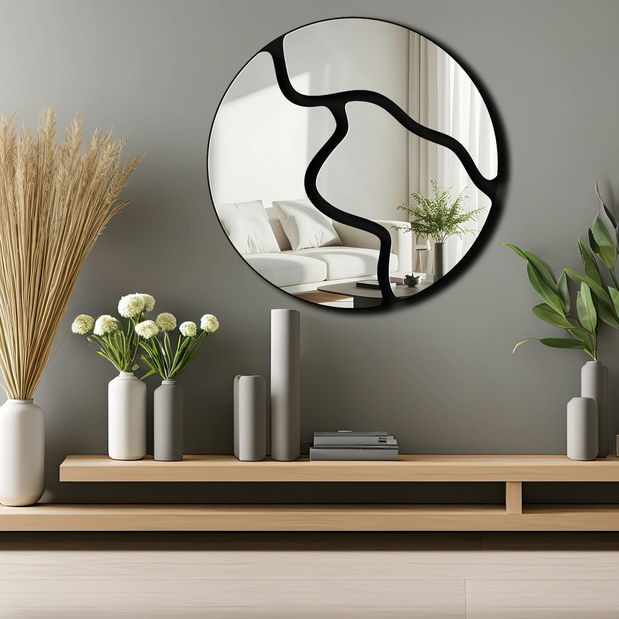 Zrkadlo Ozi 4 (strieborná )