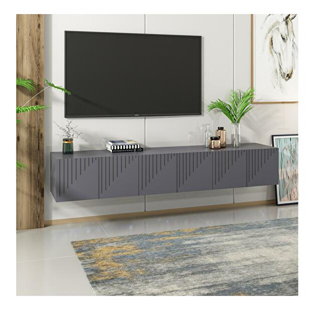 TV asztal/szekrény Kebati 3 (antracit) 