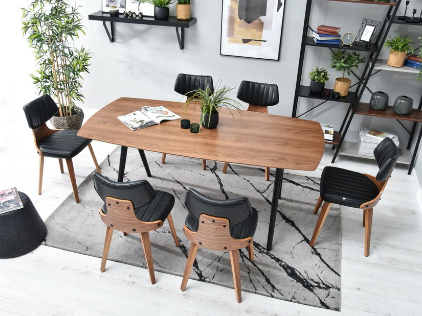 Stolica Iris (tamni orah + orah)