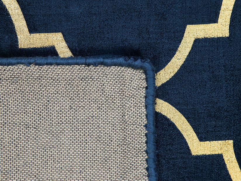 Covor 80x150 cm YOLK (stofă) (albastru)