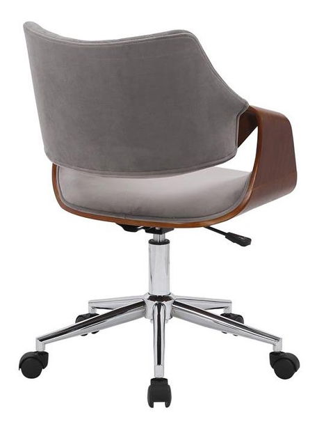 Kancelárske kreslo Cassey (orech + sivá)