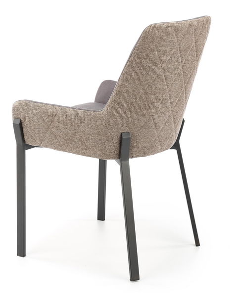 Scaun de sufragerie Kanna (bej + negru)