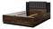 Pat matrimonial 140 cm Signat Typ30 (stejar flagstaff + negru mat)