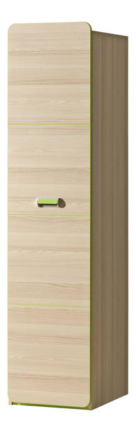 Policová skriňa Lavendon L2 (zelená)