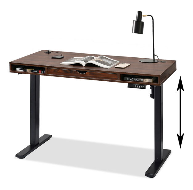 PC asztal Osto 120 (dió + fehér)