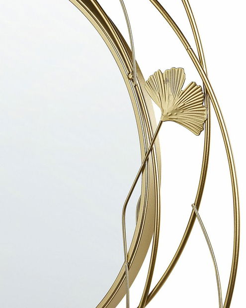 Nástenné zrkadlo Akello (zlatá)