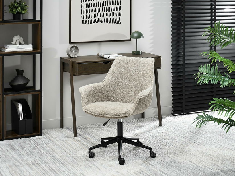 Fotoliu de birou Omarkote (bej + negru)